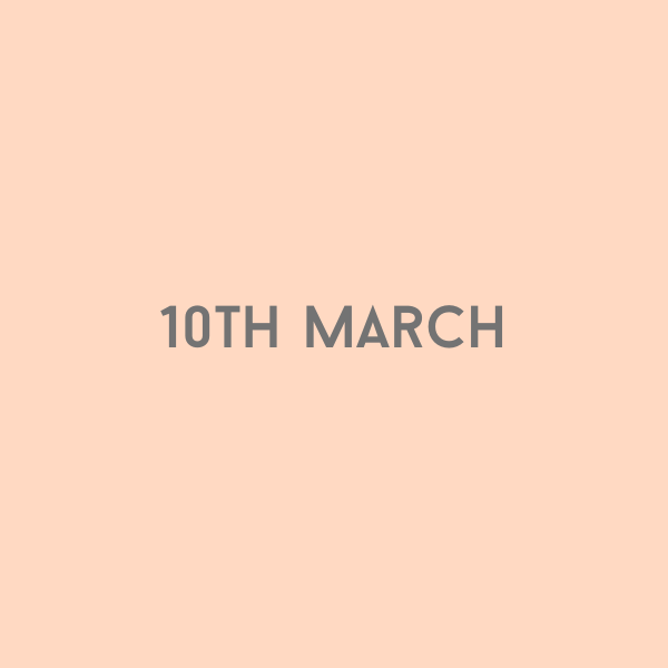 10th March 2026