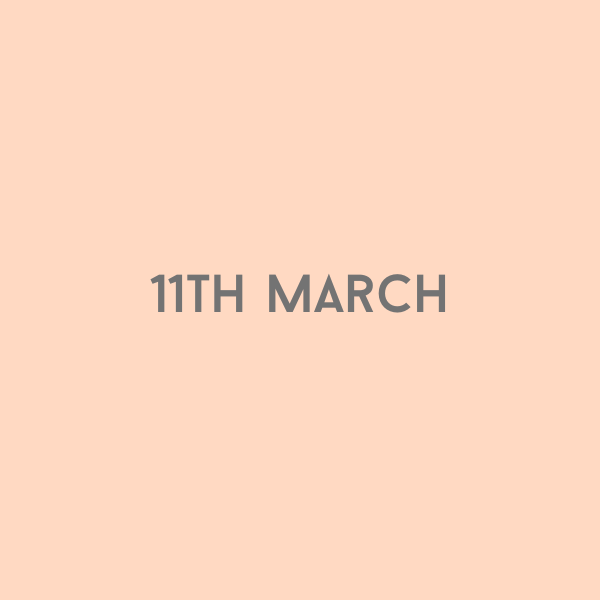 11th March 2026