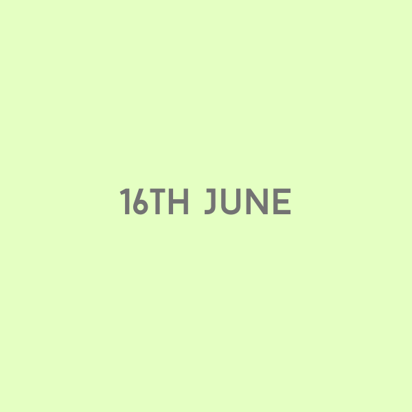 16th June 2026