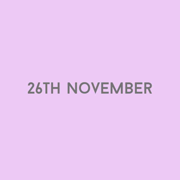 26th November 2026