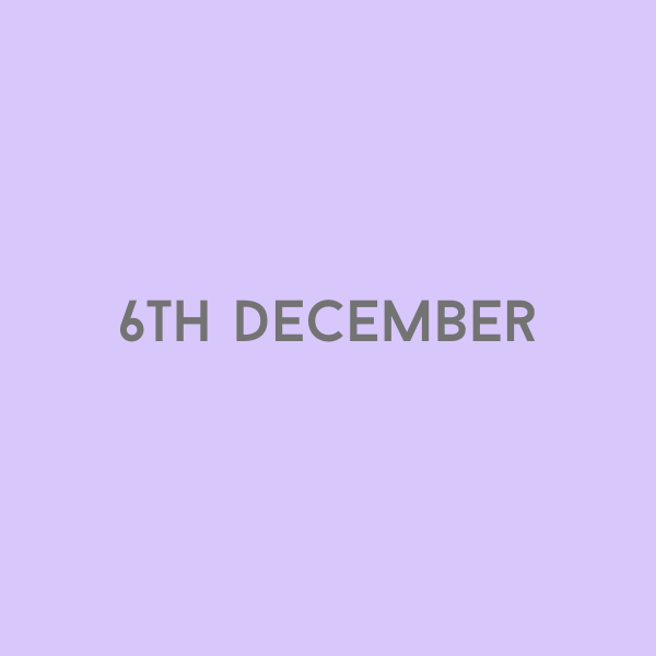 6th December 2026