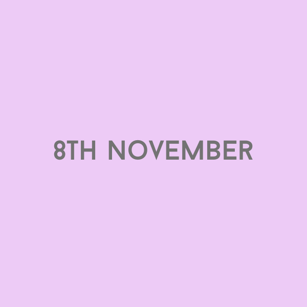 8th November 2026