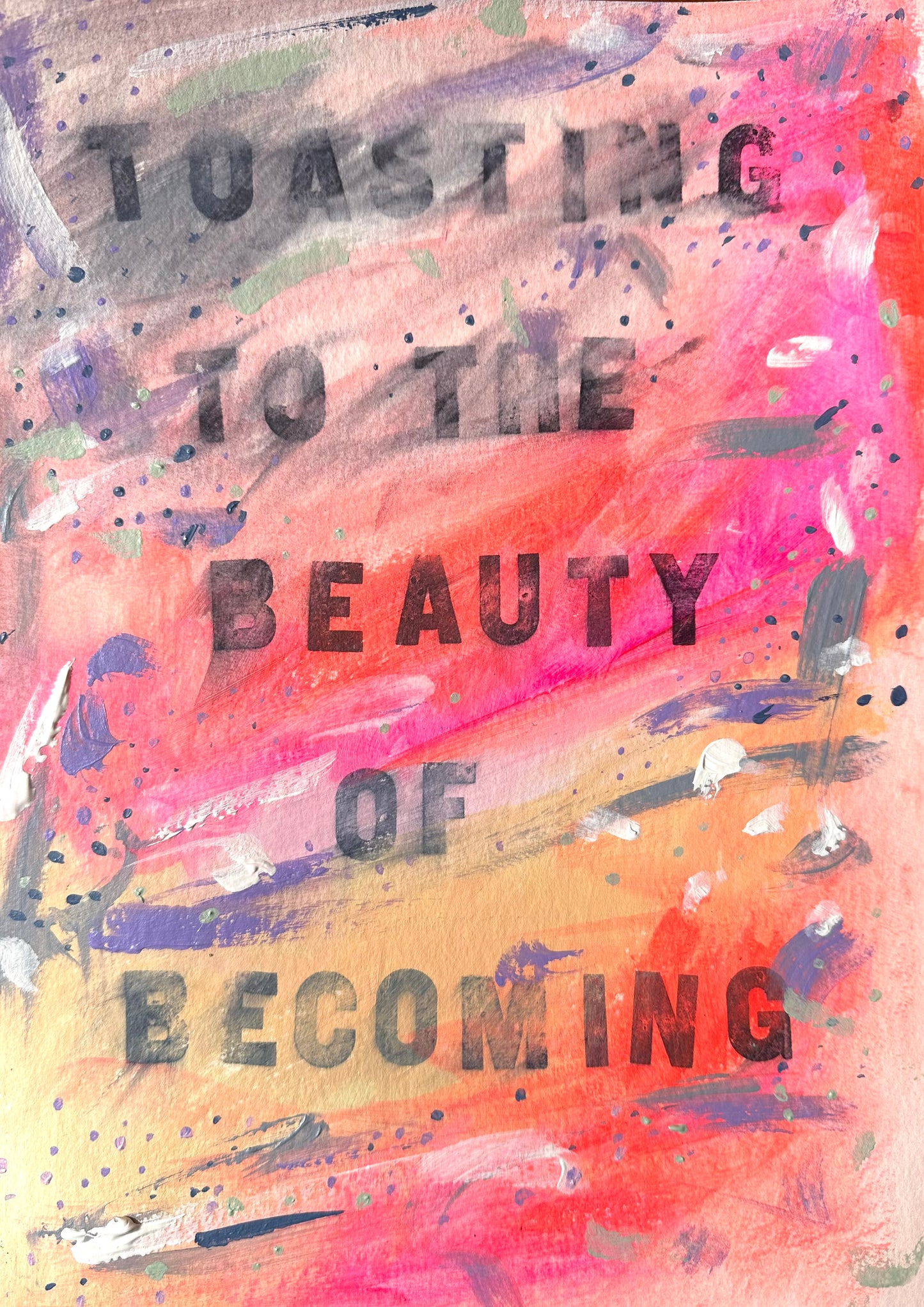 February 16th 2025 - Toasting to the beauty of becoming