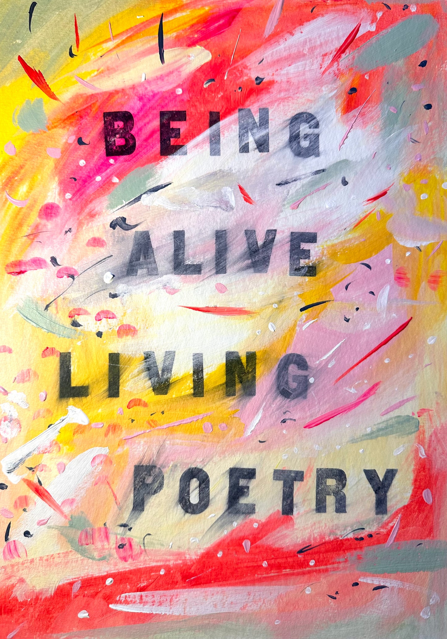 November 3rd 2024 - Being alive living poetry