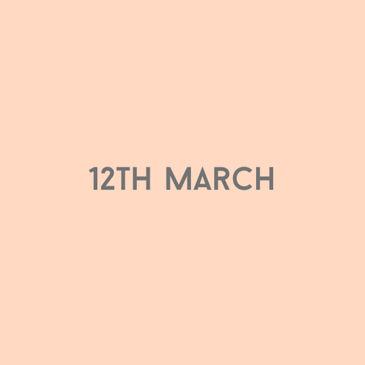 12th March 2026
