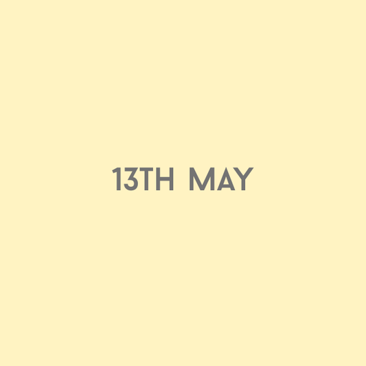13th May 2026