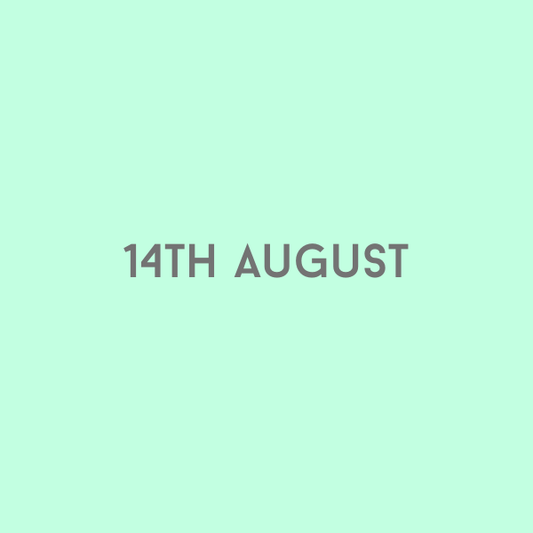 14th August 2026