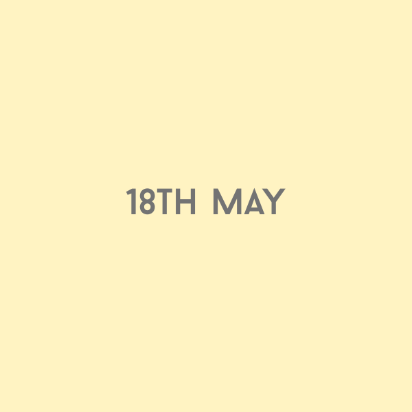 18th May 2026