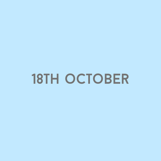 18th October 2026