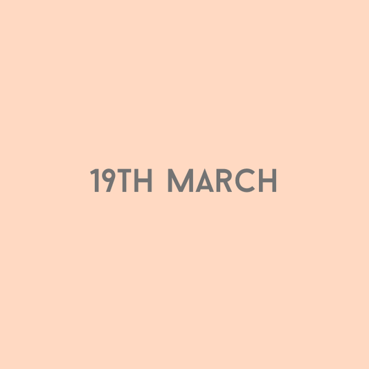 19th March 2026