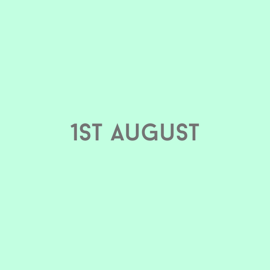 1st August 2026