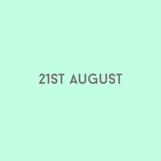 21st August 2026