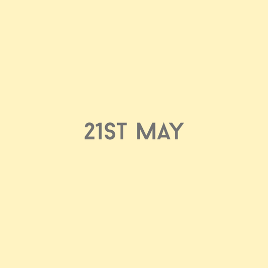 21st May 2026