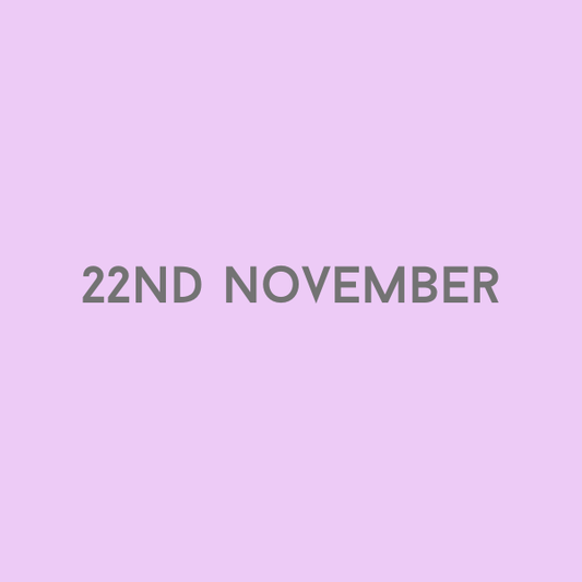 22nd November 2026