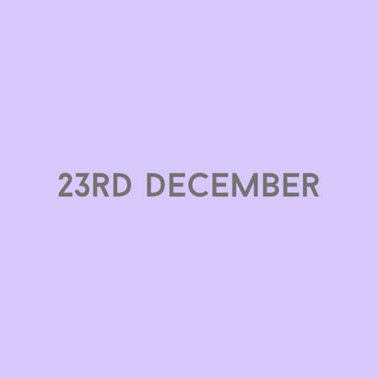 23rd December 2026
