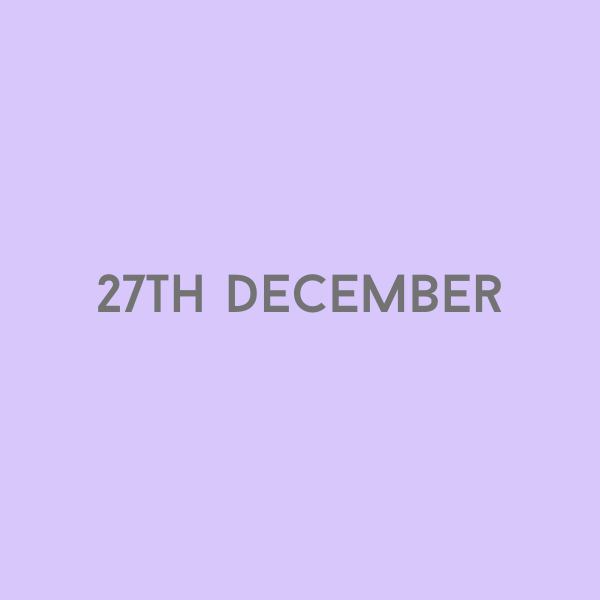 27th December 2026