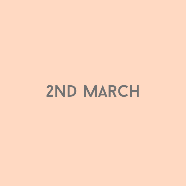 2nd March 2026