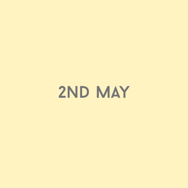 2nd May 2026