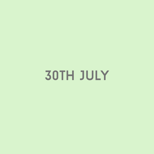 30th July 2026