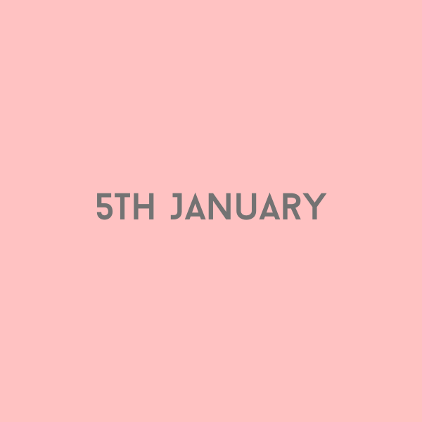 5th January 2026