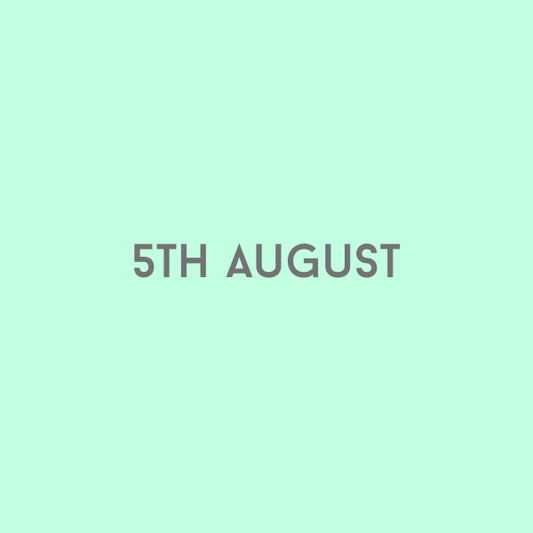 5th August 2026