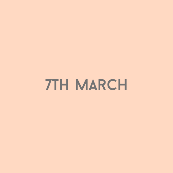7th March 2026