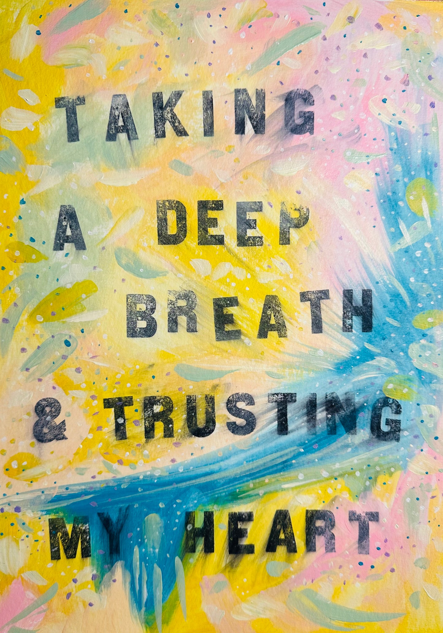 June 3rd 2024 - Taking a deep breath & trusting my heart