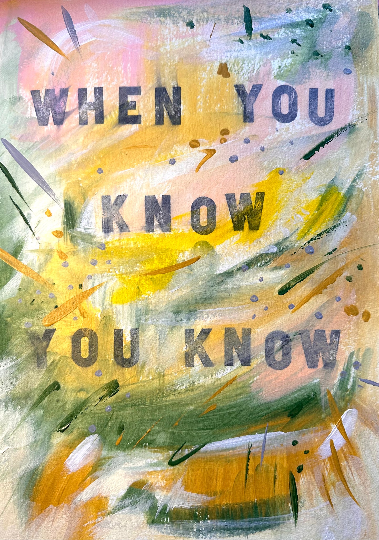 November 19th 2024 - When you know you know